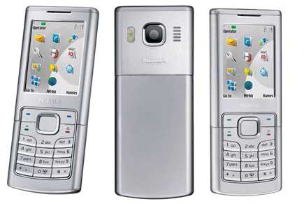 Телефон Nokia 6500 Classic доступен в серебристом цвете