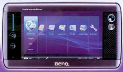 Новые подробности и изображения BenQ MID