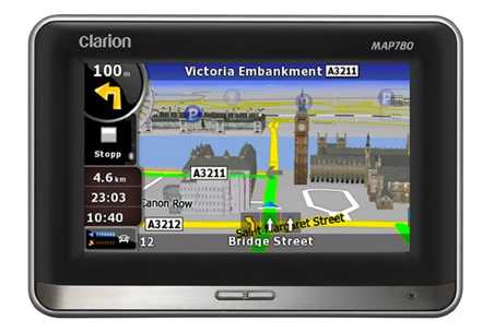 Компания Clarion представила GPS-навигаторы для Европы MAP680 and MAP780